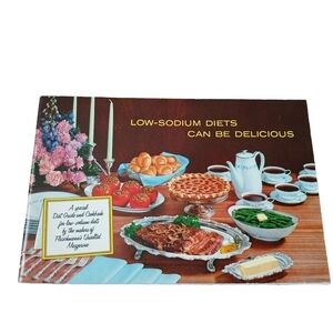 Vintage Pamphlet 1962 Booklet Fleischmann's Low-Sodium Diet Rare Item